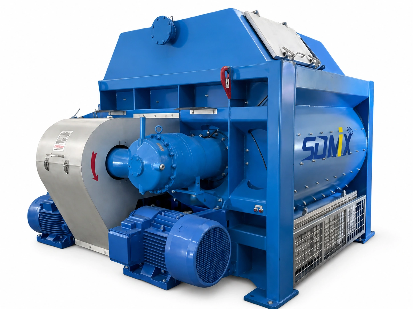 SDMIX Twin Shaft Concrete Mixer – 1500/2250 – 2000/3000 – 3000/4500 – 3500/5300