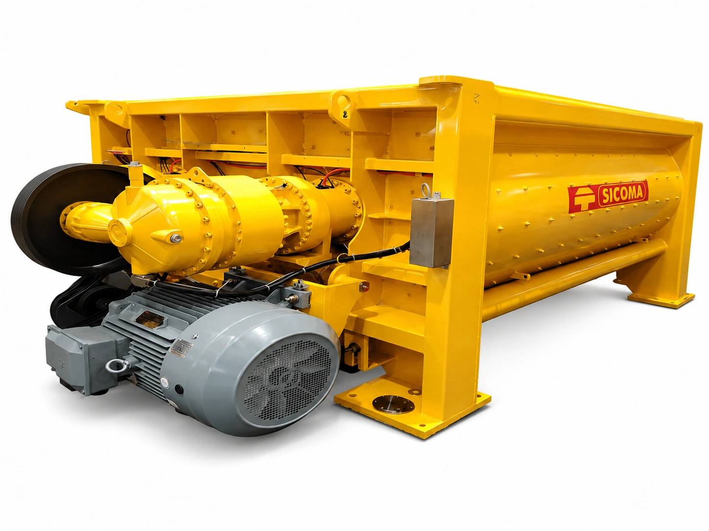 SICOMA Twin Shaft Concrete Mixer - 1500/2250 - 2000/3000 - 3000/4500 - 3500/5300